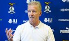 Interim Inverness Caledonian Thistle chief executive and former player and manager Charlie Christie at a press conference at the Caledonian Stadium, Inverness.