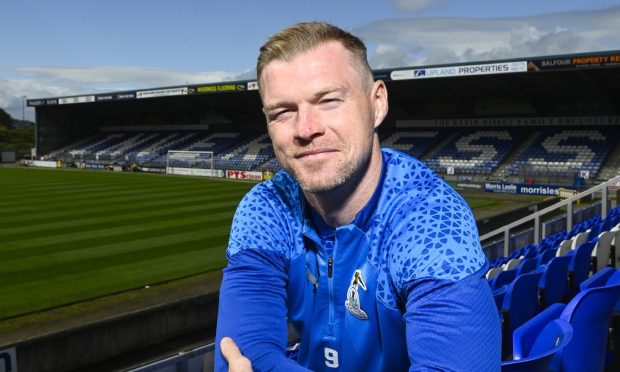 Billy Mckay is ready for his 300th Inverness match. Image: Rob Case/SNS.