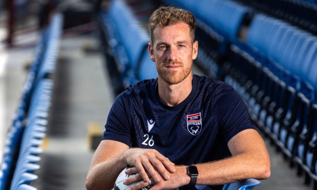 Ross County forward Jordan White. Image: SNS