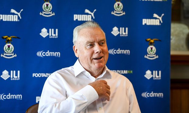 Club consultant and former chairman Alan Savage during an ICT press conference. Image: SNS.