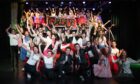 Pupils of Robert Gordon's College performing in Grease.