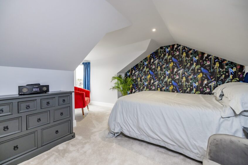 Another bedroom at the renovated Aberdeen west end home.