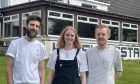 Lochnell Arms Hotel new owners Riccardo Pereira, Lauren Stewart and Andrew McPherson.