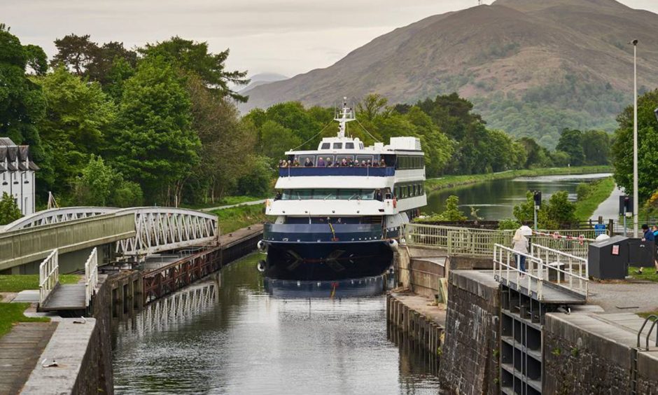 Lord of the Highlands in Caledonian Canal. 