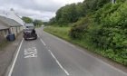 Cars were restricted on the A828 near Appin.