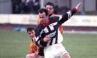 Gordon Connelly in action for Ross County in a Scottish Cup tie against Alloa Athletic in 1995. Image: DC Thomson.