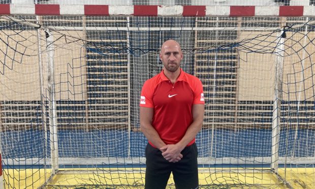 Alan Redford who is playing for the Aberdeen Futsal Academy in the UEFA Futsal Champions League.

Pictures by Callum Law/DCT Media on August 21 2024.