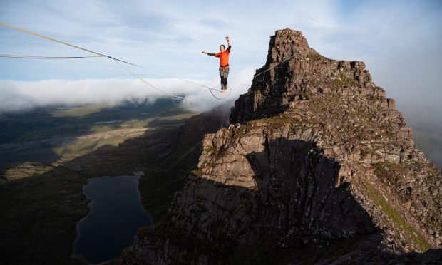 Three Inverness adventurers conquered An Teallach earlier this month. Image: Owen Hope