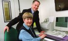 Anne MacLean in 2001 with then-First Minister Jack McConnell. Anne held a number of positions in the Labour Party and was highly-valued by her colleagues.