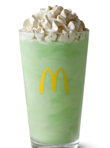 Shamrock shake.