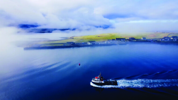 A boat in Scapa Flow