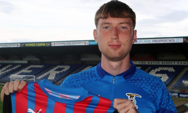 Connall Ewan is looking forward to life in League One with Inverness. Image: Courtesy of Caley Thistle FC