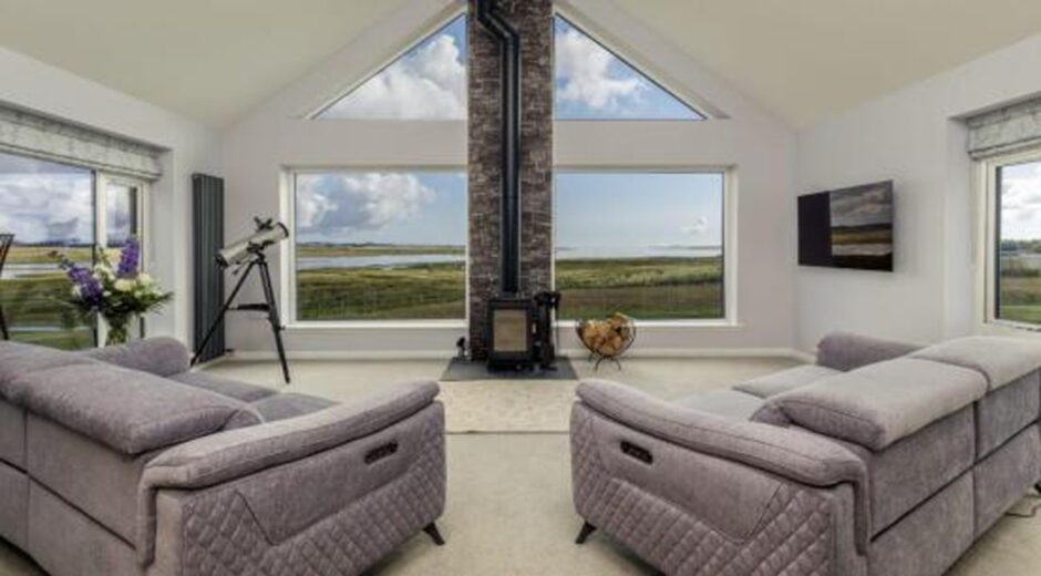 18 Cross Street, Stornoway has panoramic views over Broad Bay.