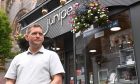 Juniper owner Jamie Stewart outside the gift shop on Belmont Street, Aberdeen.