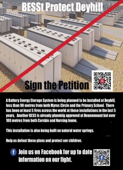 A poster created by the BESSt Protect Deyhill group raising awareness of the proposal. 