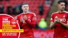 Will striker Kevin Nisbet, centre, start for Aberdeen at Ross County?