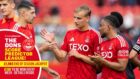 Will Aberdeen boss Jimmy Thelin start Topi Keskinen, centre, pictured with Ester Sokler, left, and Vicente Besuijen, right, after Finn Keskinen scored the winner against Queen's Park?