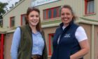 Dr Louise MacLarty with Aimie Bisset, junior auctioneer at Dingwall Mart