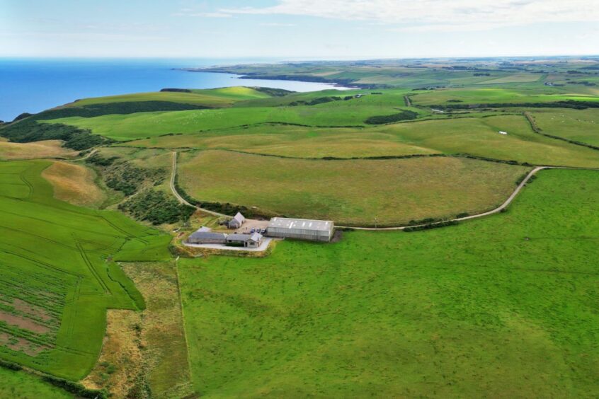 East Mains and Pennan Farm, near Fraserburgh.