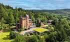 Glenborrodale Castle in the Highlands.