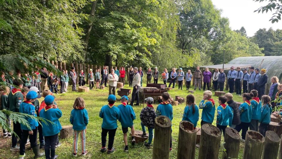 Stonehaven Scout Group's summer camp at Templars' Park