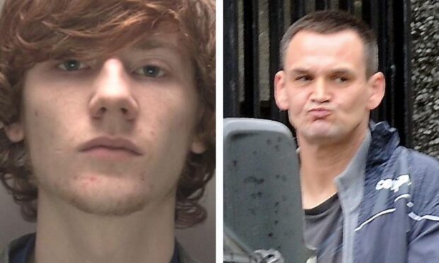 Jack Cleary, left, and Ewan Hardie appeared at the High Court in Edinburgh.