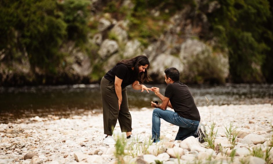 The proposal under the Old Craigellachie Bridge. 