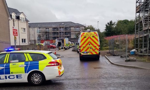 Emergency services at the building site