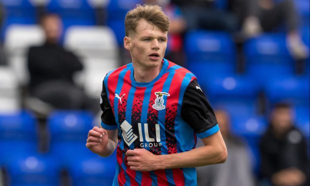 Adam Mackinnon is chasing a promotion hunt with Caley Thistle this season. Image: Jasperimage.