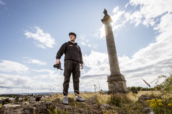 Archie Macrae pictured has taken the plunge to set up his own business. Image: Jason Hedges/DC Thomson