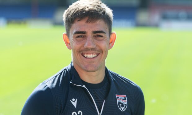 Ross County midfielder Josh Nisbet. Image: Jason Hedges/DC Thomson.