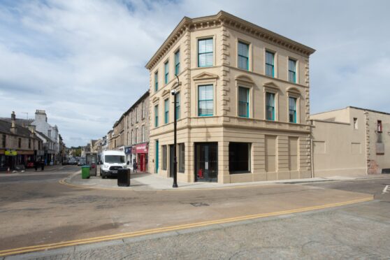 Elgin Poundland building.  Image: Jason Hedges/DC Thomson