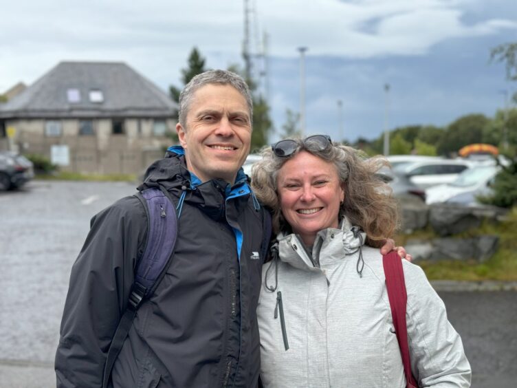 James and Catherine Escott in Aviemore