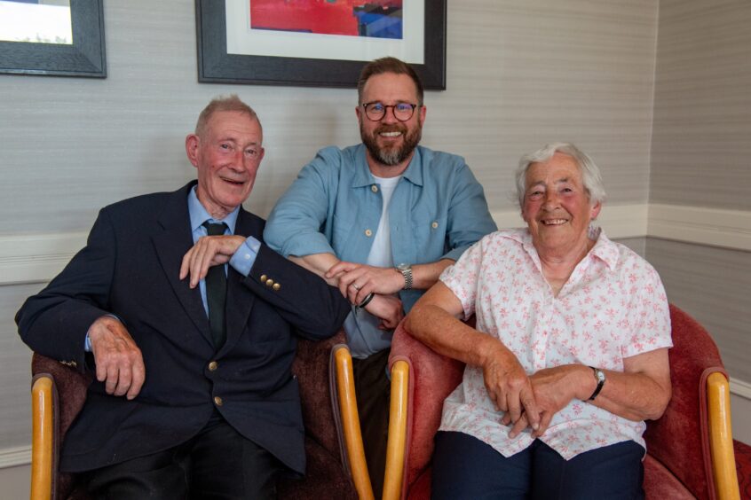 Picture of (L-R) Harry Shepherd, Gordon Shepherd, Helen Philip.