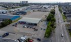 The Mastrick Lidl with the demolished site next door.