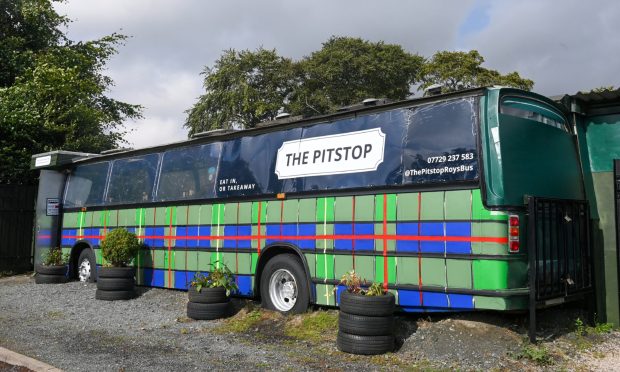 Have you ever visited the famed Pitstop bus for food? Image: Kenny Elrick/DC Thomson