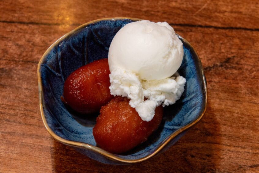 The Gulab Jamun at Lahore Karahi. 