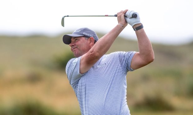 Aberdeen's Scott Henderson in action on day one of the Staysure PGA Seniors Championship at Trump International Links.
Image: Kath Flannery/DC Thomson