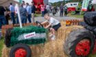 Daniel Mackay enjoying the farm equipment. Image: Kath Flannery/DC Thomson