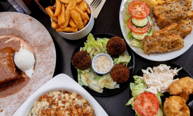 A selection of dishes at Banchory Lodge.