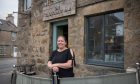 Kira outside her well-loved Ellon café, The Chocolate Bar. Images: Kath Flannery/DC Thomson