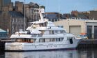 Superyacht spotted at Port of Aberdeen Image: Kami Thomson/DC Thomson