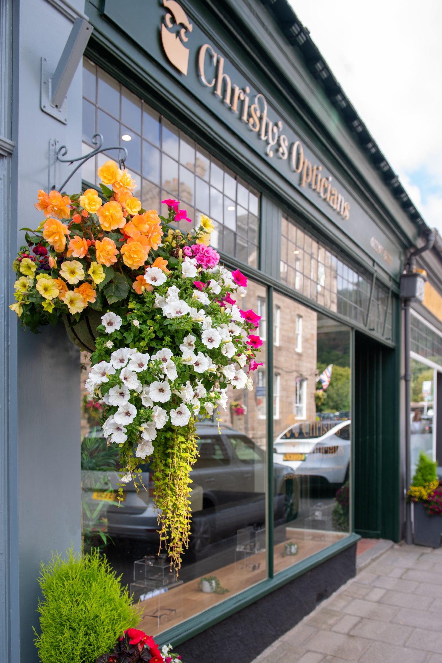 Exterior of Christy's Opticians 