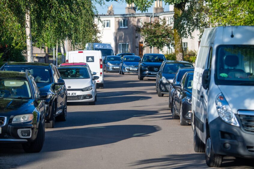 Broomhill Avenue parking.