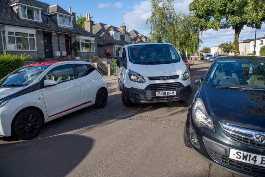 Broomhill Avenue parking.