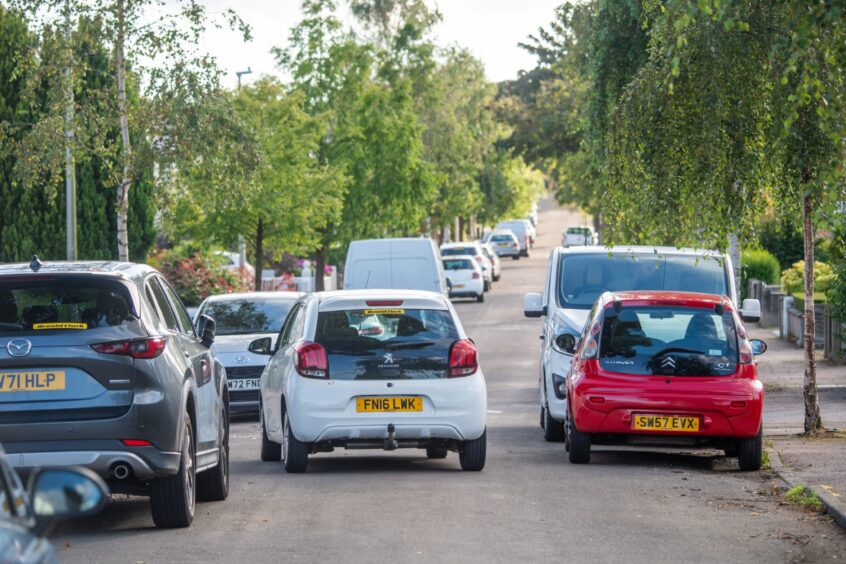 Broomhill Avenue parking.