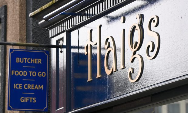 Haigs on Aberdeen's Schoolhill closed early this year. Image: Kami Thomson/DC Thomson