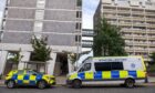 A man has died following reports of a person falling from a high-rise building in the Gallowgate area of Aberdeen.