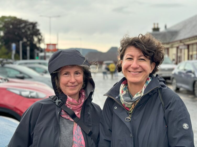 Karolina and Jana in Aviemore