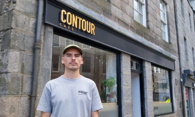 Contour Cafe manager, Liam Urquhart